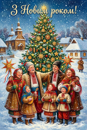 Новорічна картинка 2026